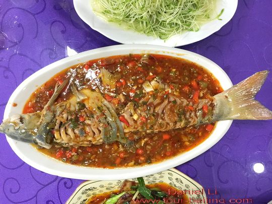 The cooked Ya fish tastes delicious 
