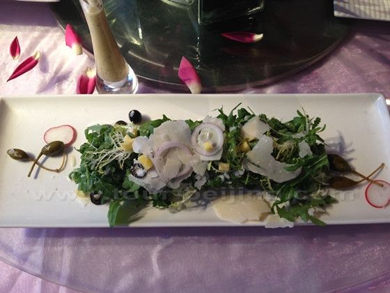 Arugula Salad with Parmesan Cheese