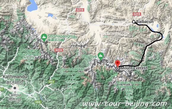Drive from Tingri to Mt.Everest Base Camp (Tips, Photos & Map)