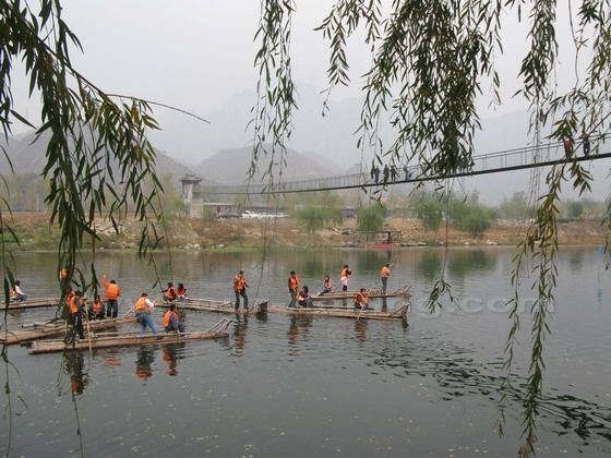Bamboo rafting