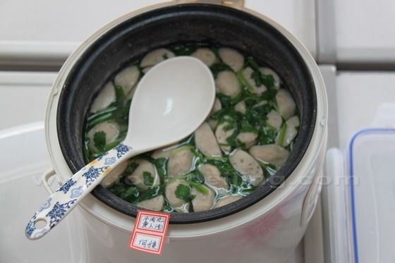Beef balls soup