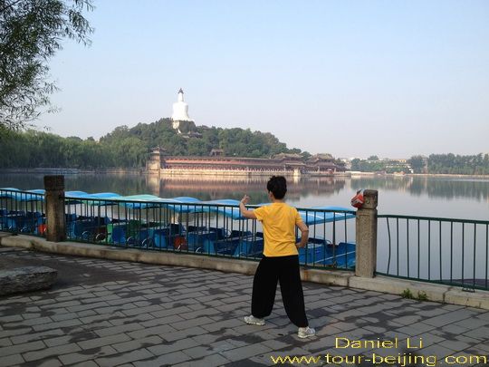 Morning Stroll around Beihai Park in Beijing