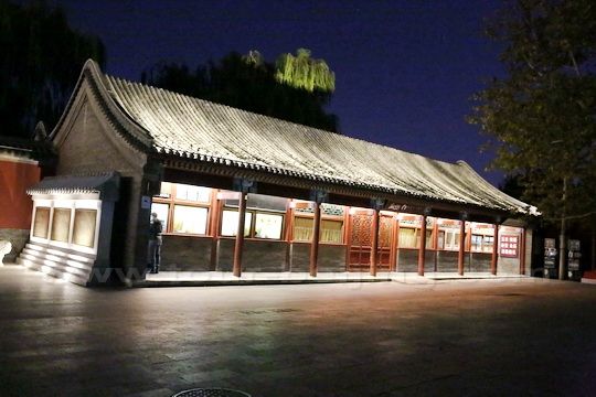 Night View of Beihai Park