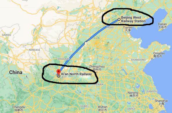 Beijing Xian High Speed Train ( Tips, Photos & Map)