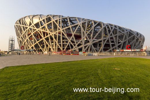 Night View of Birds Nest ( Beijing National Stadium）