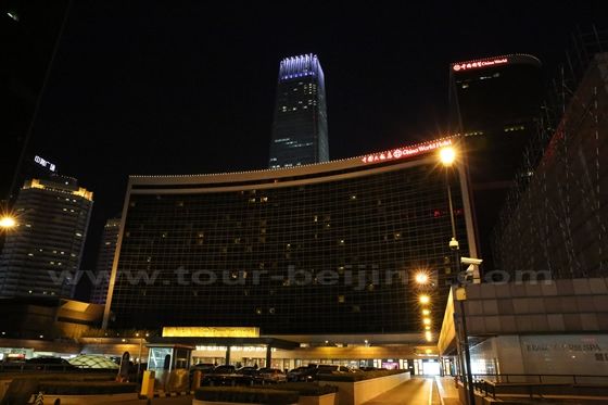 Beijing CBD Area at Night