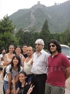 Daphne with the group at Badaling Great Wall