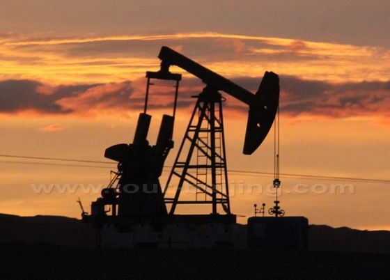Karamay oilfield, the oil field in Karamay