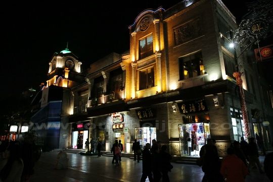 European-style buildings 