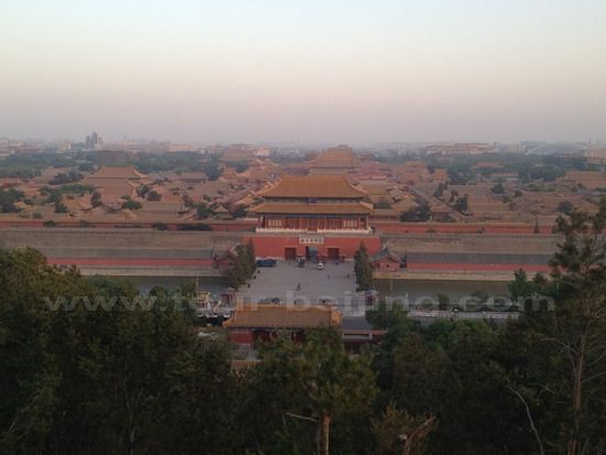 Have a panoramic view of the Forbidden City
