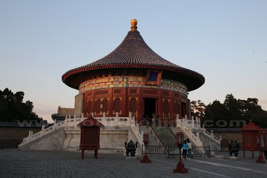 Imperial Vault of Heaven under the sunset glow