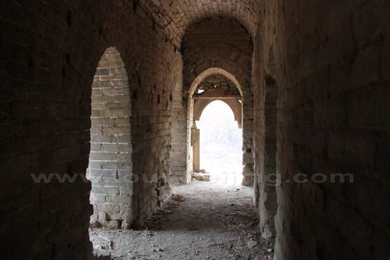 Inside the first floor of the bastion