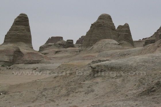 Its landforms resemble the pyramids in Egypt