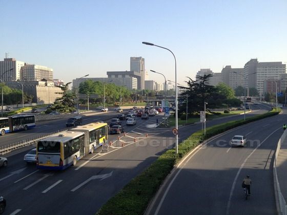 Early Morning Stroll along Chang'an Avenue