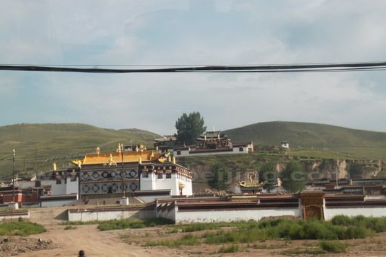 Just a short walk from Hezuo Milariba Buddha Pavilion is the main monastery in Hezuo., TSo Gompa.