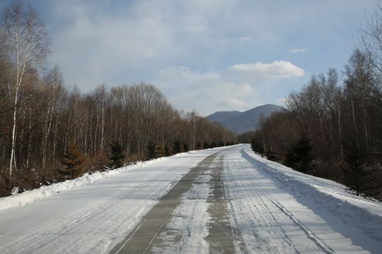 Less vehicles and more snow on the road