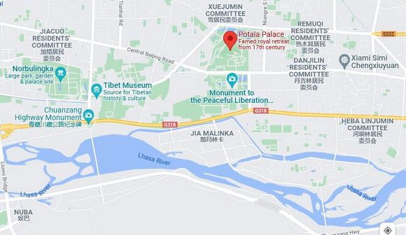 Lhasa River in the City of Lhasa (Tips, Photos & Map)