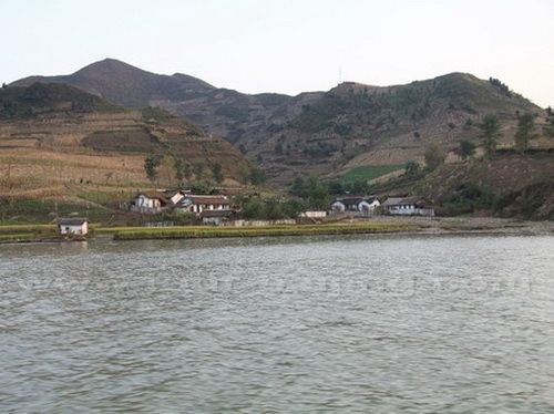 North Korean Border at Dandong