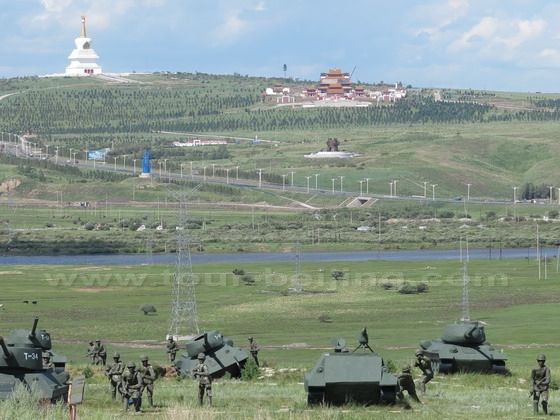 Reproduction of Hailar Fortress on the Battlefield