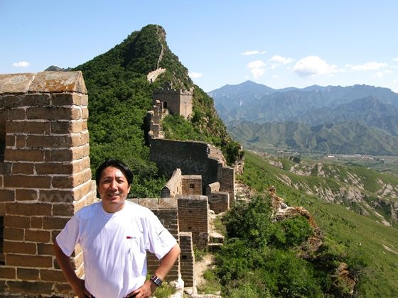 I was standing by the 12th Tower with the backdrop of the forbbiden section of Simatai Great Wall