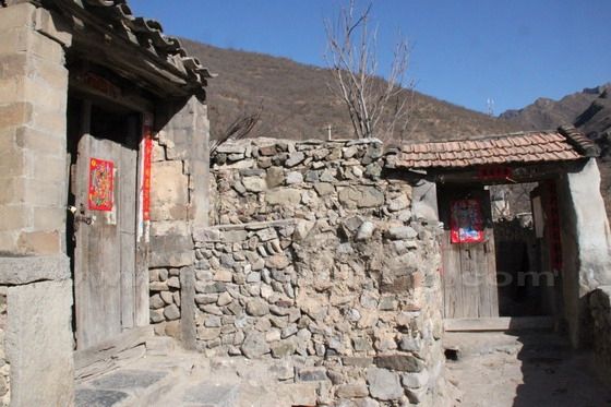 Some remaining houses