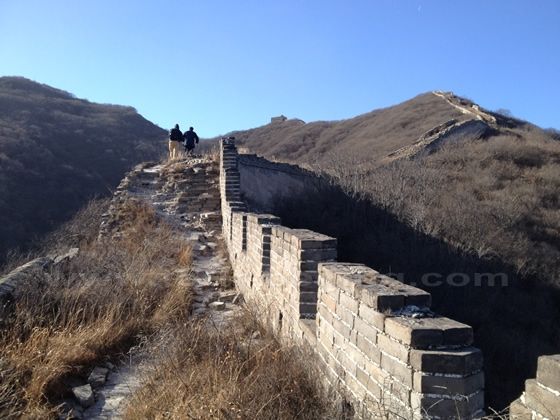 Some right side of battlements at Shixiaguan, are gone!
