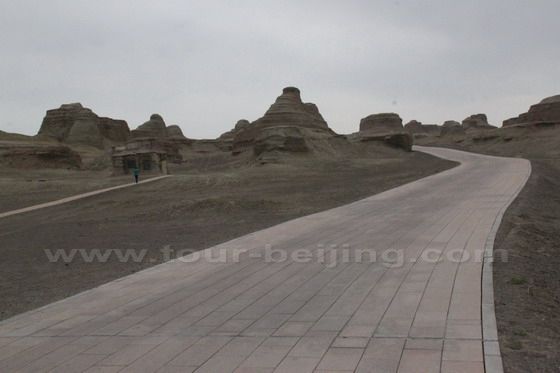 The Ghost Town are well paved for tourists