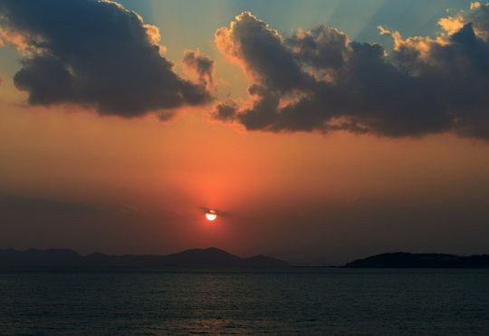 Sunrise Over Qinghai Lake