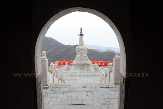 The White Pagoda in front of the Huijin Temple