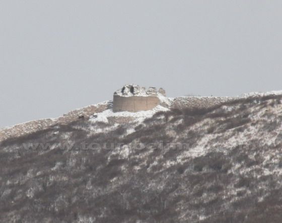 The second tower is round, which is one of the five round watch towers in Beijing.