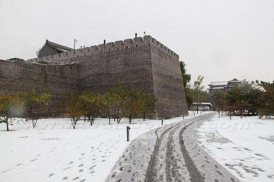The terrace was built to strengthen the defense capability