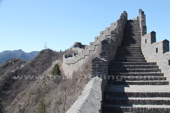 This is a Saw-tooth Great Wall, steep, 85 degree