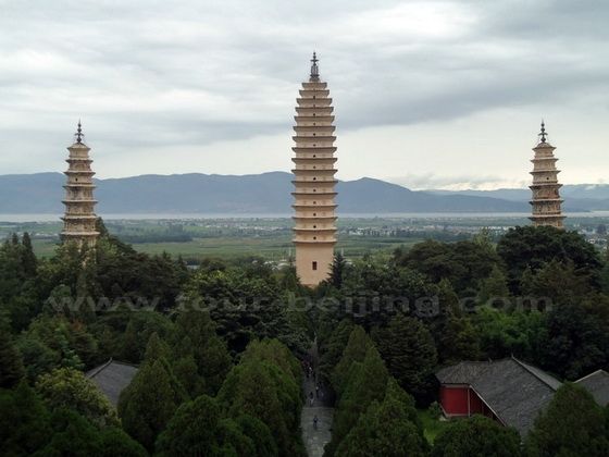 Three Pagodas in Dali