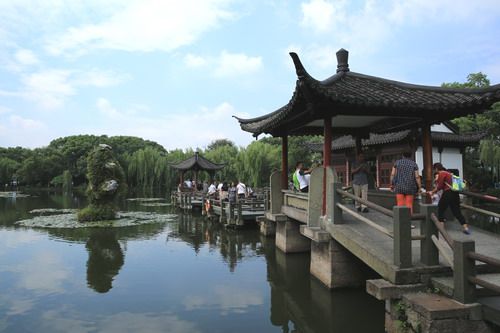 Three Pools Mirroring the Moon