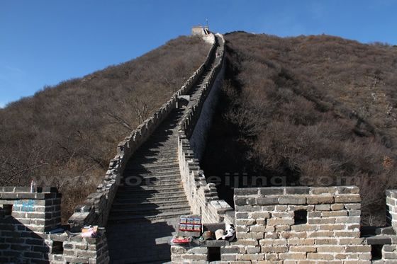 Walk down from the 20th tower to the 19th tower