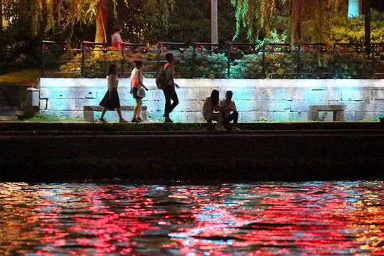 Night View of Grand Canal Hangzhou