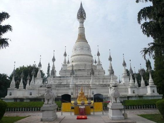 White Pagoda in Dai Ethnic Village
