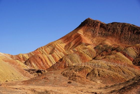 Zhangye Danxia Landform in Gansu Province 