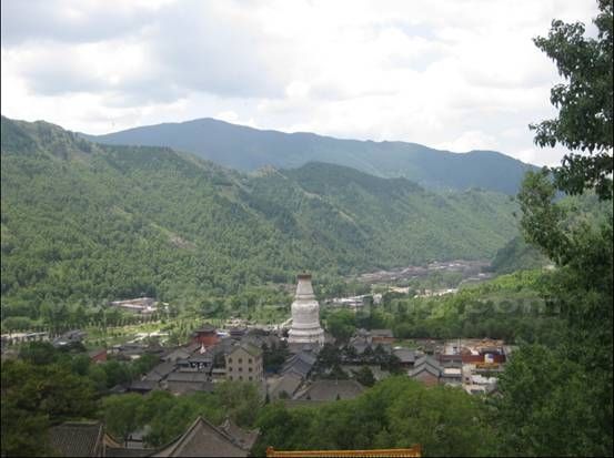 Looking down from Pusa Ding