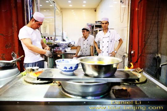 Chefs at Xian Muslim Quarter