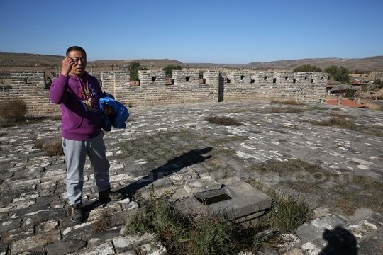 I'm briefed by Mr. Tao on the history of the fortress