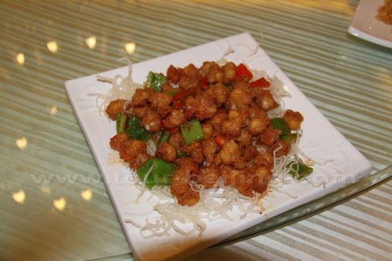 fried soft chicken bones
