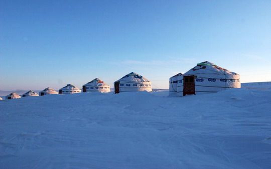 The snowy charm of Inner Monglia.