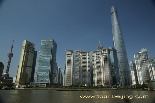 The picture taken from the ferry boat.