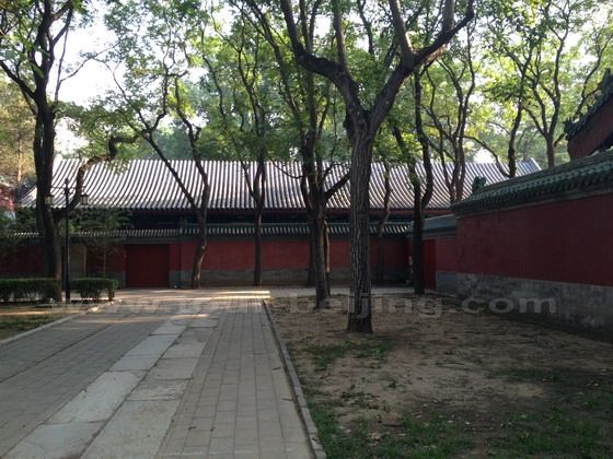 the Divine Warehouse and Divine Kitchen within a square courtyards