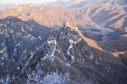 Peach Blossoms at Jiankou Great Wall