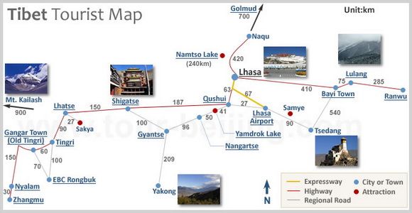 Lhasa Yamdrok Lake Road Trip (Tips, Photos & Maps)